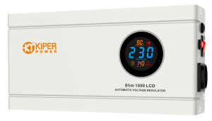 Стабилизатор напряжения Kiper Power Slim 1000 LCD (1000VA/600W)