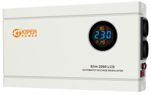 Стабилизатор напряжения Kiper Power Slim 2000 LCD (2000VA/1200W)