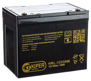 Аккумуляторная батарея Kiper HRL-12330W 12V/80Ah