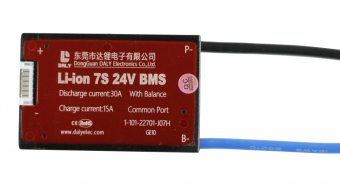 картинка Плата BMS Daly Li-Ion 7S30A 24V 30A от Кипер Трэйд