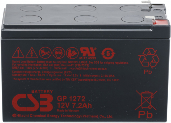картинка Аккумуляторная батарея CSB GP 1272 F1 12V/7.2Ah (8Ah) от Кипер Трэйд
