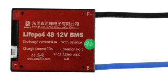 картинка Плата BMS Daly LiFePO4 4S40A 12V 40A от Кипер Трэйд